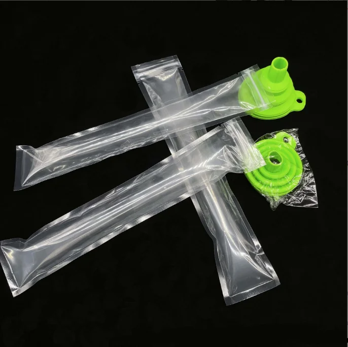 ice cube bags 5.5*28cm 6*22cm Popsicle bag DIY disposable Popsicle ice packaging bag