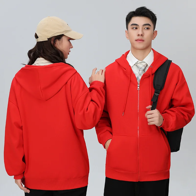 spring fall unisex silver fox fleece warm hoddie jacket custom logo sportswear 600gsm zip up hoodies sweatshirt