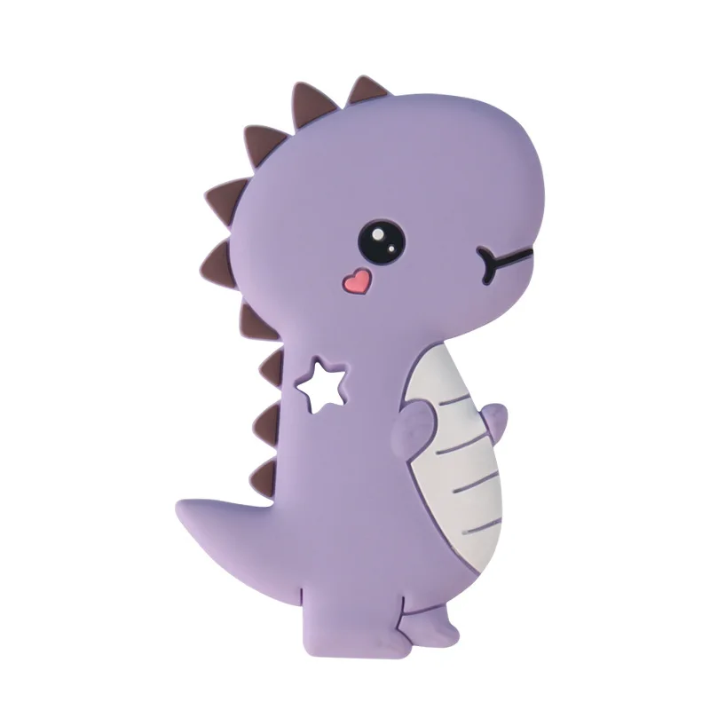 Baby Dinosaur Shape Food grade Silicone Creative Cartoon Teething Toy