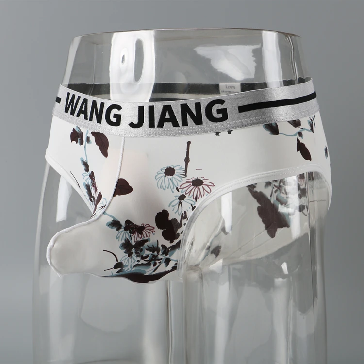 Мужское нижнее белье, логотип производителя, Брендовые мужские нейлоновые трусы, индивидуальные трусы
