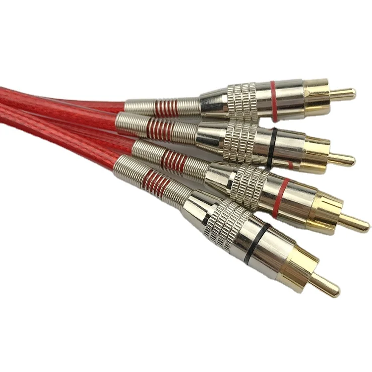 Кабель Huxi Solid / Frost /Clear Jacket OFC /CCA /CCS cabo rca high end
