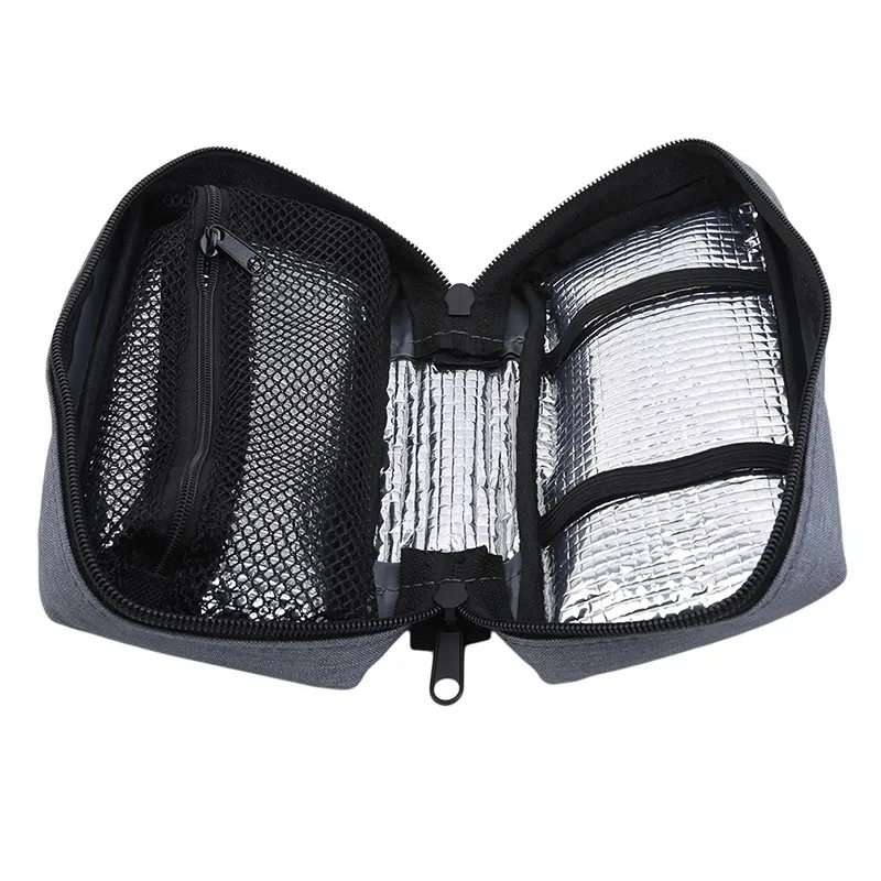 Portable Insulin Glaciated Cold Storage Bag Cooler Box Refrigerator Heat Packs Drug Freezer Pack Without Ice Pads