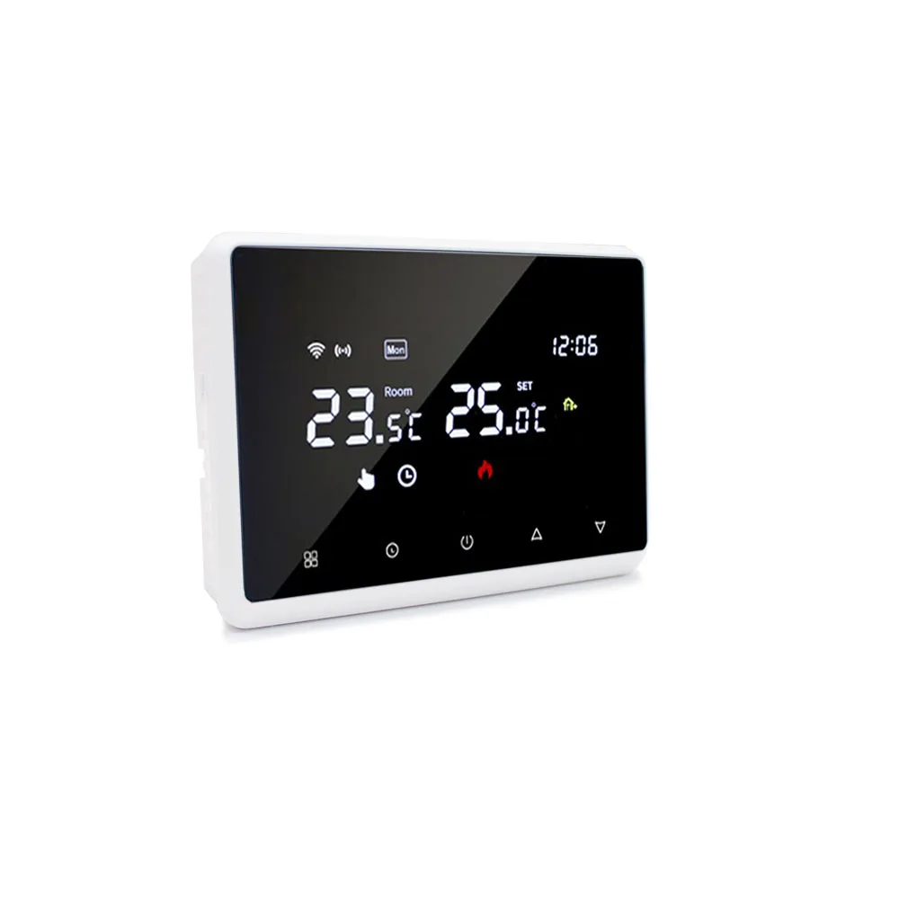 Wireless RF Gas Boiler System Temperature Controller WiFi Connection Room Thermostat