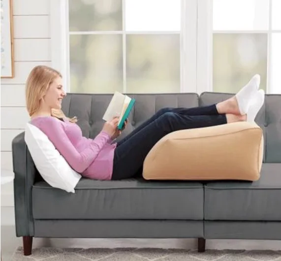 
Cappuccino Medical Disable Inflatable Leg Ramp Elevation Bed Wedge Pillow 