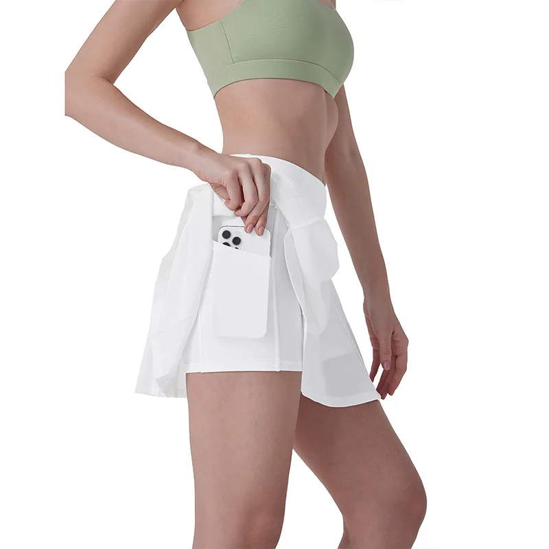 Custom Logo Hot Sale Fashion Sportswear Aesthetic Mini Pleated Womens Apparel Tennis Skirts
