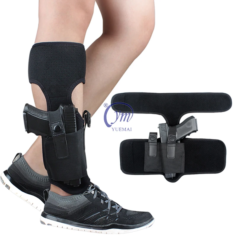 Ankle Holster with Pouch Concealed Carry Tactical Pistol Drop Leg Band Strap Gun Holsters