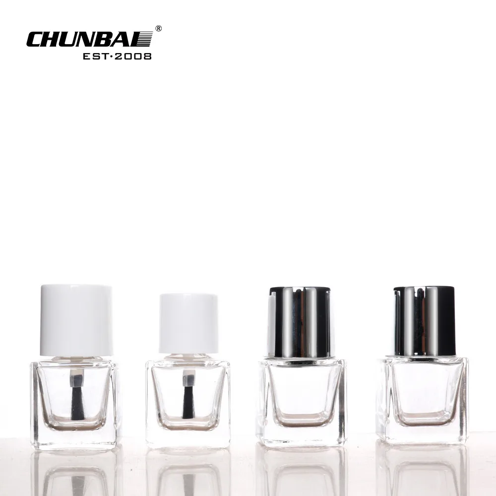 Bulk Fancy Colored 5Ml 20Ml Mini Custom Made Design Your Own Empty Clear / White Luxury Uv Gel Nail Polish Bottle Packaging Set