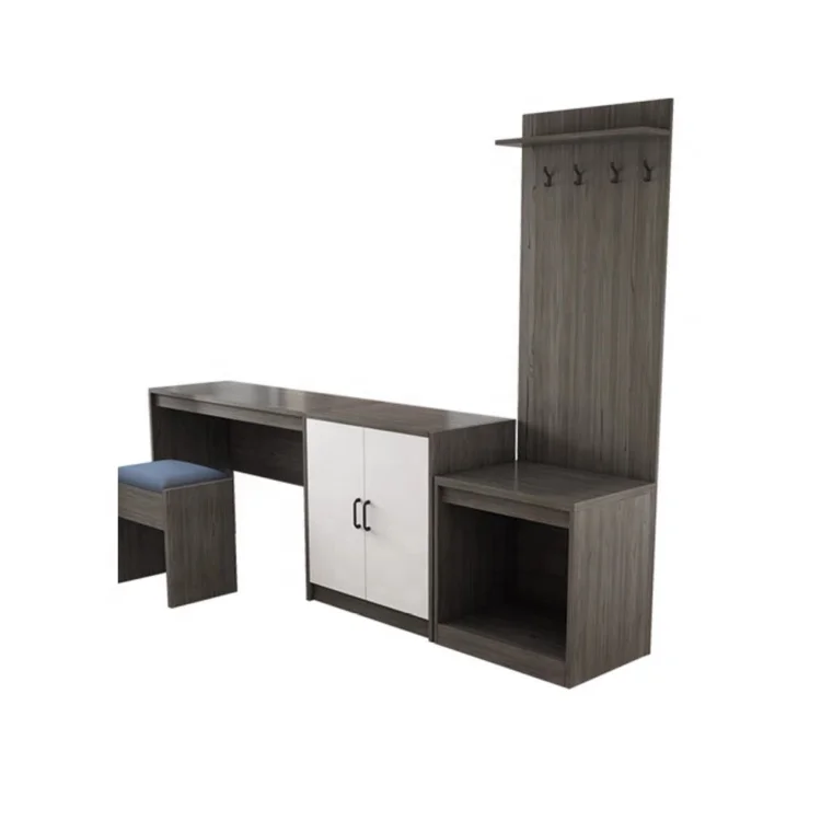 Wooden Furniture Luggage Rack Bedroom Guest Room Hotel Table Living Cabinet Wardrobe Shelf