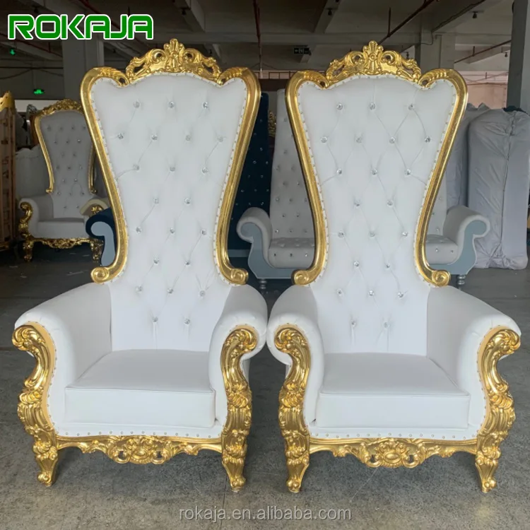 High-Back Single Sofa Chair Hotel Banquet, Indian Wedding Chairs,King Princess Queen Chair Manicure Mermaid