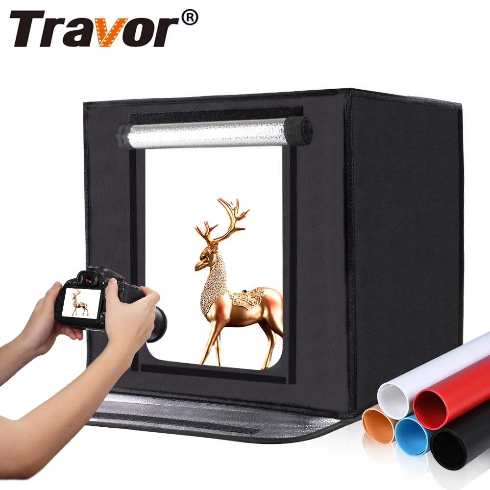 Jewellery home photography studio kit folding mini portable photo video box collapsible light box photobox for photographer