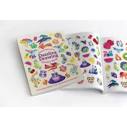 2020 High Quality Fashion Design Custom Paper Sticker Book For Children