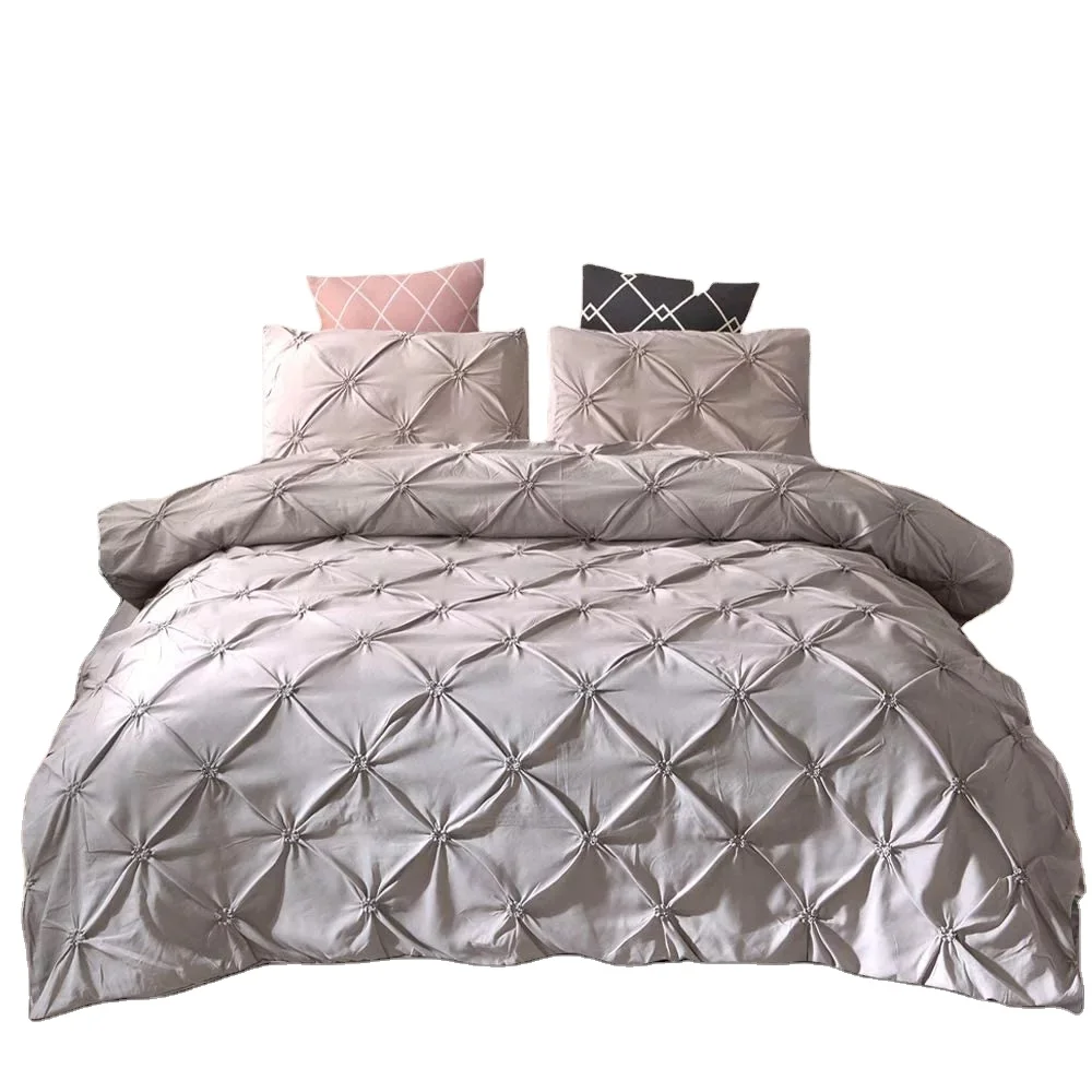 Hot selling pull flower 3 Pieces quilt cover set