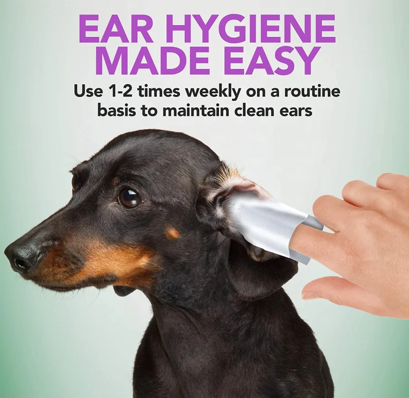 OEM Dog Cats Grooming Products Cleaner Wet Tissue for Organic Pet Ear Cleaner Wipes