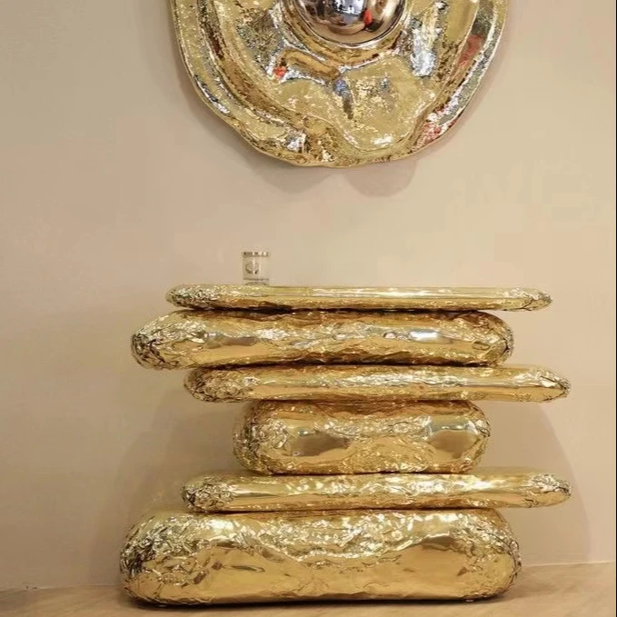 Portugal Light Luxury Marble Oval Personalized Dining Table Villa Large Flat Restaurant Designer High end Art Dining Table