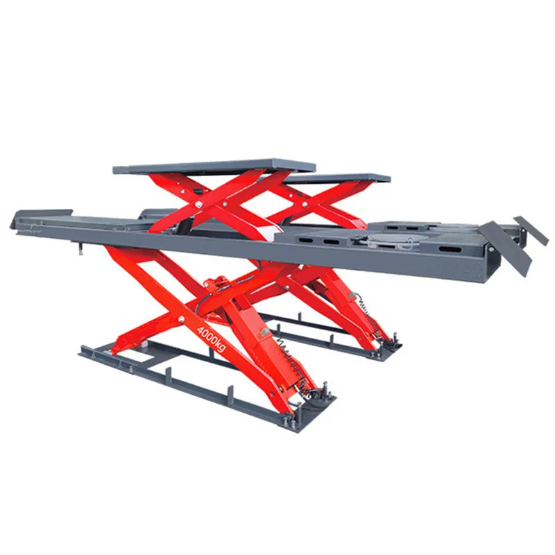 Hydraulic Wheel Alignment Scissor Basement Car Lift