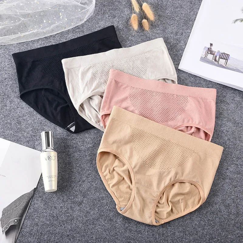 Cotton Underwear Sexy Panties Seamless Underpants for Female Pure Cotton Soft Briefs Mid Waist Briefs Lingerie for Women Panties
