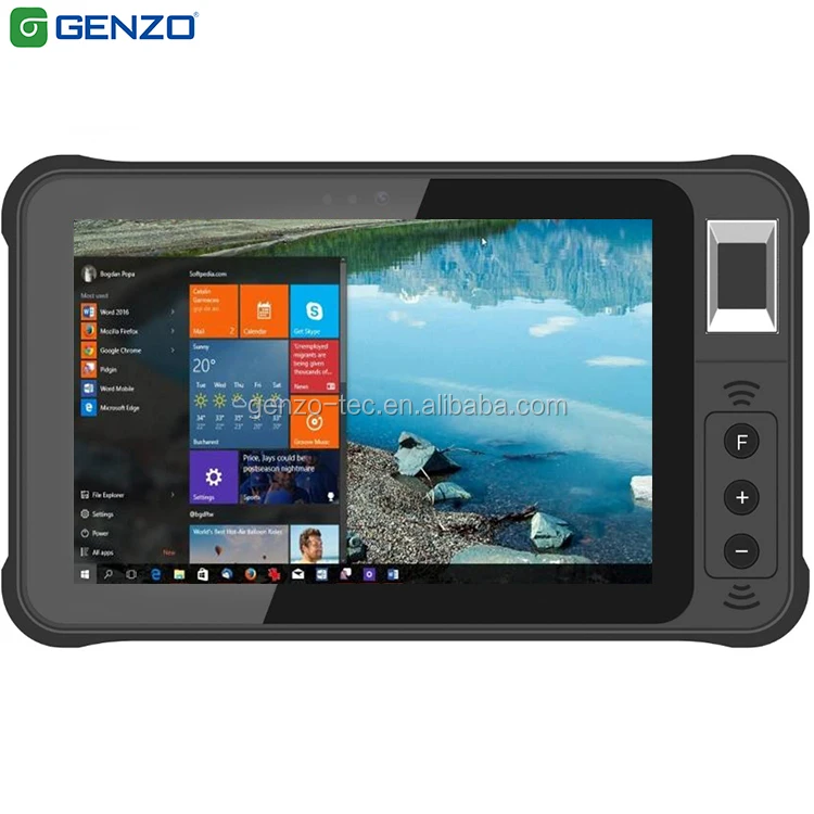 
7 Inch industrial tablet pc windows 10 Rugged tablet 1000 nits With Fingerprint and RFID/UHF/ID Module/1D 2D Barcode 