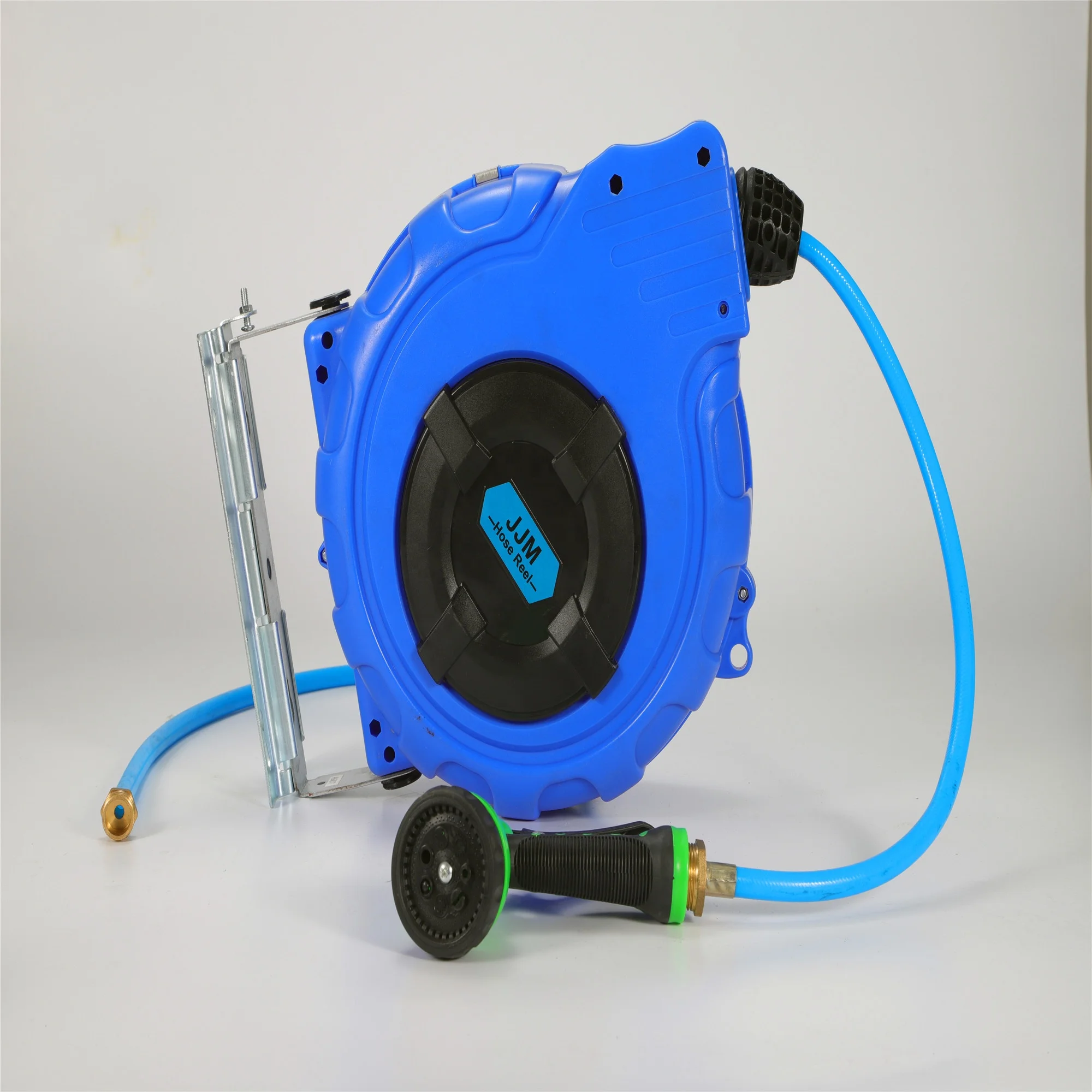 Factory Direct Sale Wall Mount Garden PVC 12M Retract Roll Rotating Hose Pipe Reels Car Wash Air India Box Parts