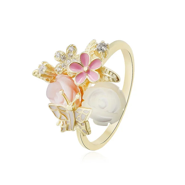 wholesale silver trending jewellery rings for women