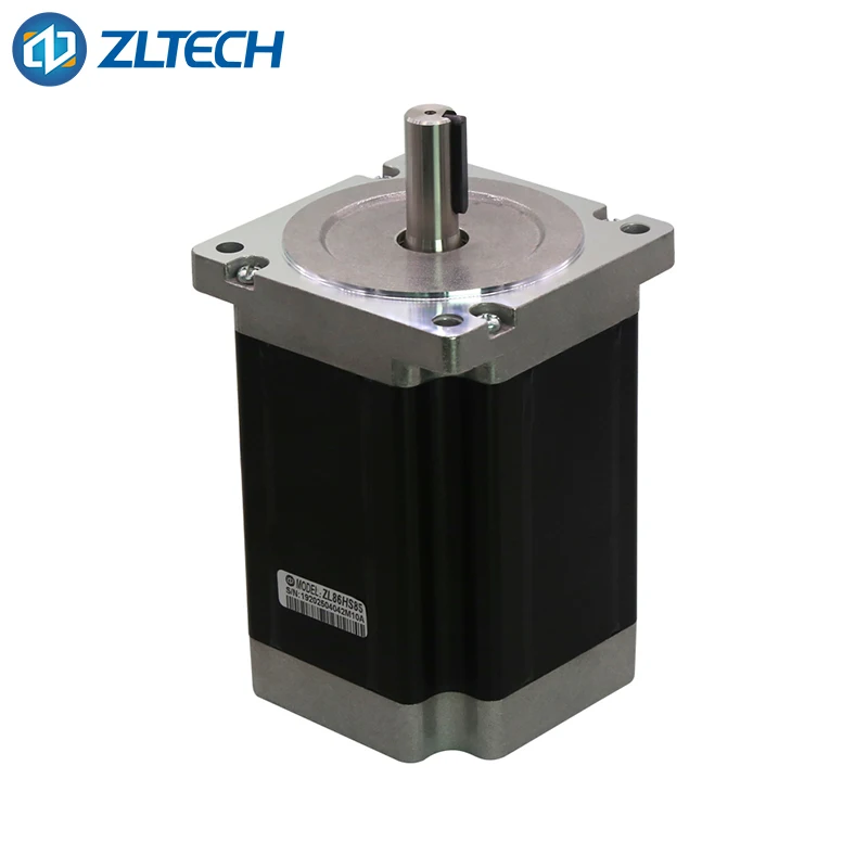 Низкий уровень шума nema34 8.5N.m 4.9A 12N.m DC Гибридный электрический бесщеточный шаговый двигатель для CNC