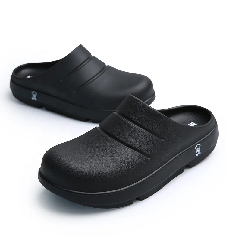 Wholesale antislip Non-slip crew steward kitchen chef safety brand hotel shoe shoes antiskid clog chef shoes manufacturer