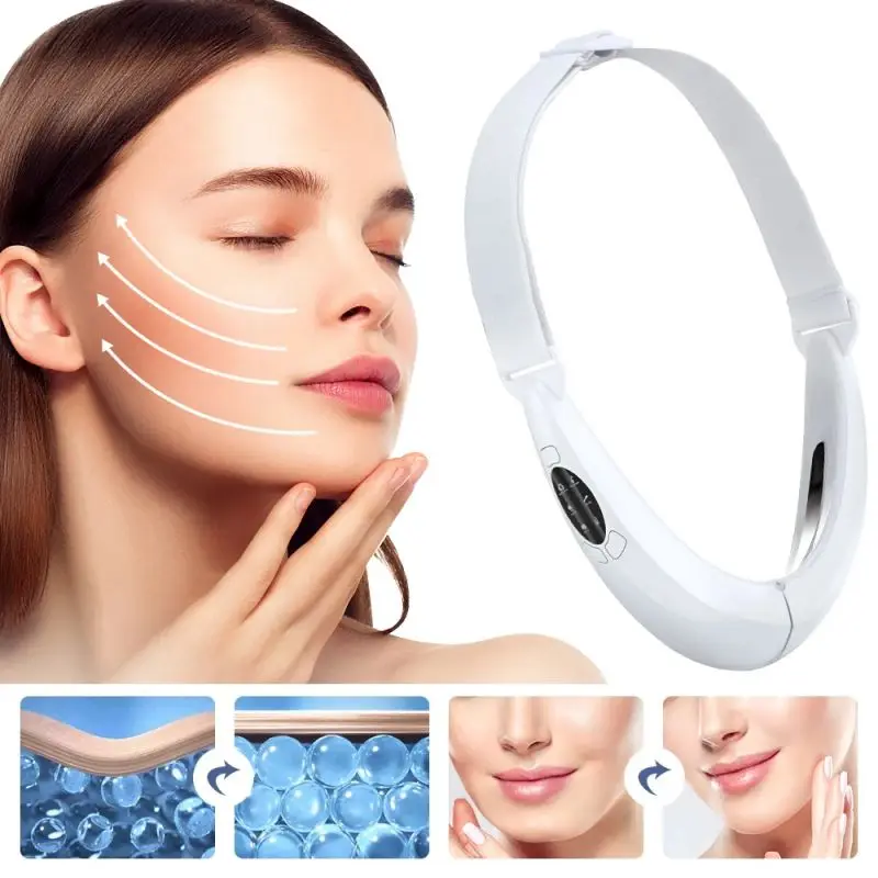 Cross-Border EMS Microcurrent Color Light v Face Instrument Rejuvenation Firming Beauty Instrument Hot Lift Slimming Instrument