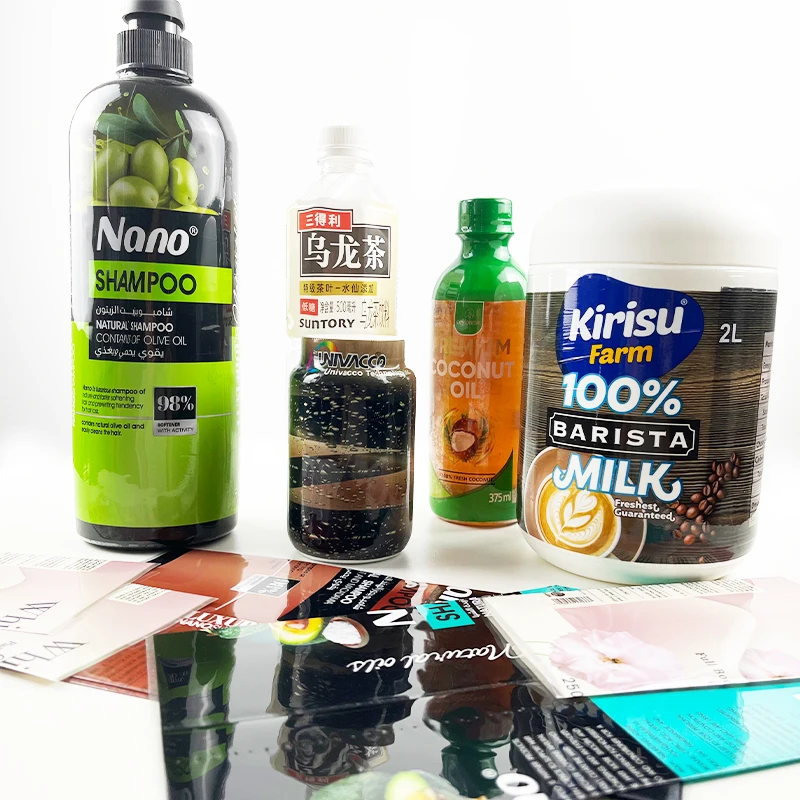 Custom Printed Waterproof PVC PET Plastic Shrink Label Heat Shrink Wrap Packaging Film for Bottle Label Sleeve for Beer