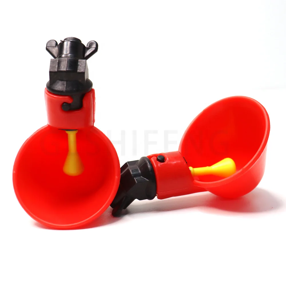 Plastic Chick Drinker and Feeder Hens Quail Birds Drinking Bowls Chicken