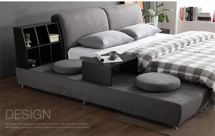 Китайский производитель, поставка на заказ, большая двуспальная кровать, спальня с хранилищем