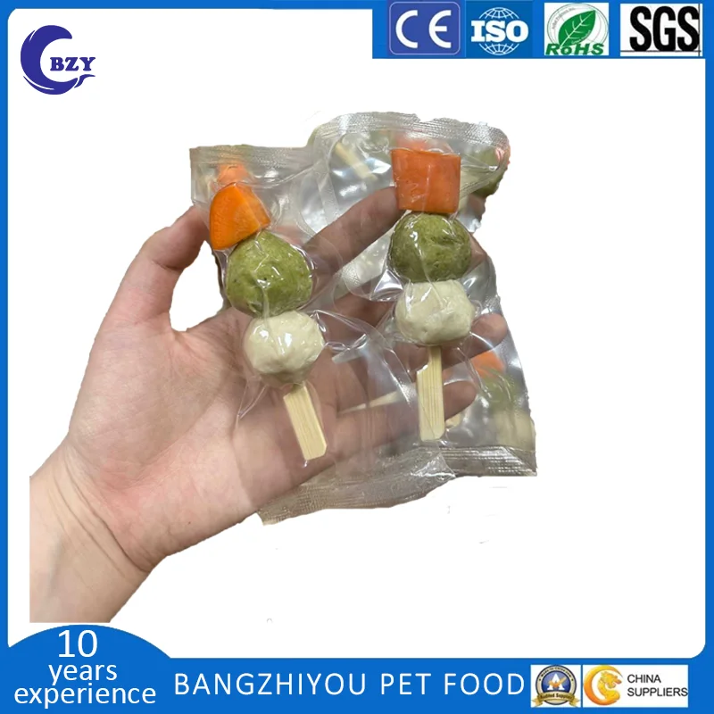 Chicken Skewers Handmade Universal Chicken Vegetable Supplementary Food Meal Package Mixed Grain Meal Dog Snacks