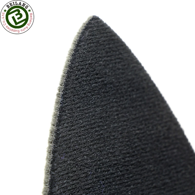 Non-Abrasive Cleaning Pad Microfiber Window Cleaning Pad Hook and Loop Sticky Clean Pad