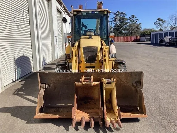 On sale now: A used Komatsu WB97R-5 backhoe loader in good condition, available at an unbeatable price