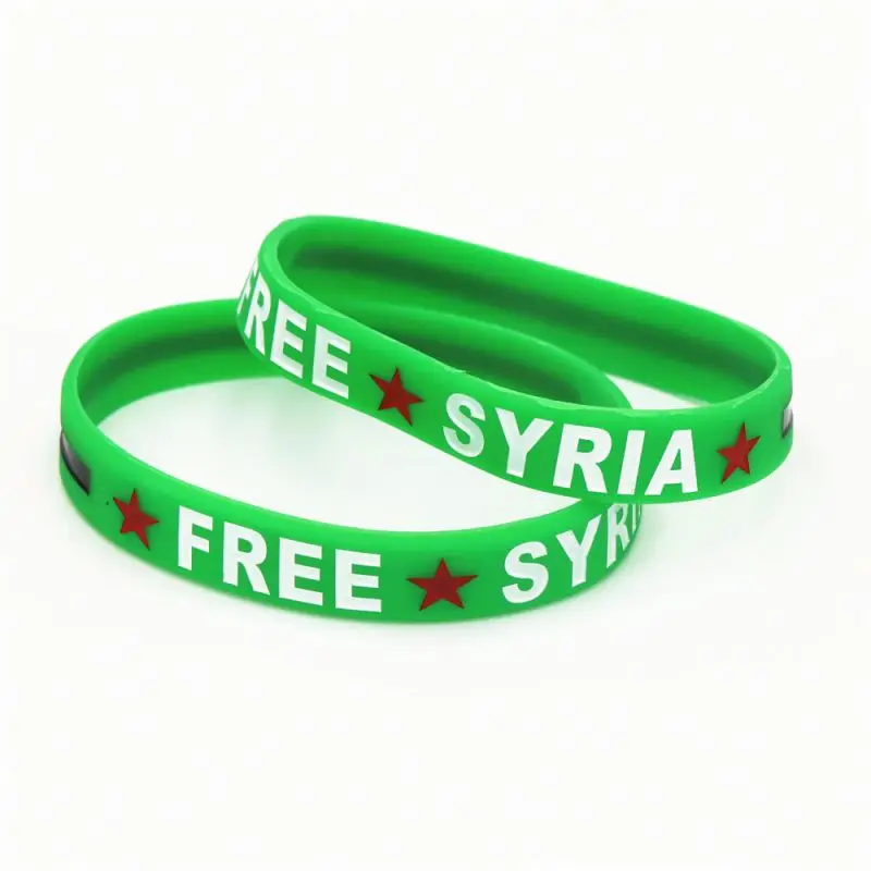 2022 Новый Силиконовый браслет с флагом Syrien