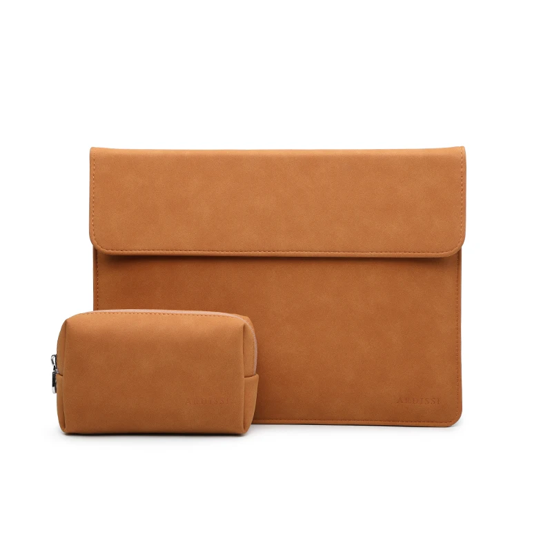 Large Stock RTS Dropshipping  Premium PU Leather Case Cover Protector with Adaptor Bag for Microsoft Surface Pro X 7 6 5 4 Go2