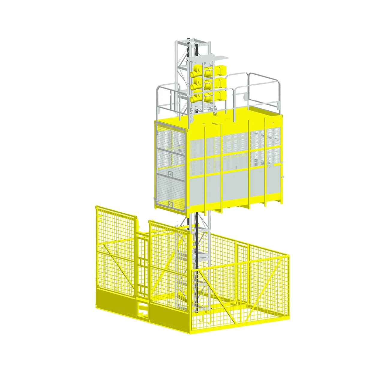 SC160 160   Building Construction Elevator  Construction Hoist material lift hoist for high rise buildings