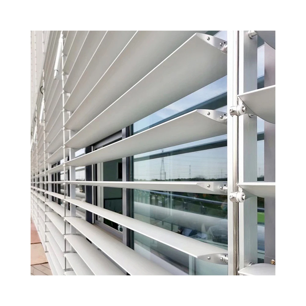 High Quality Plantation Shutters Jalousie Louver Windows Aluminum Horizontal Vertical Shutters for Windows