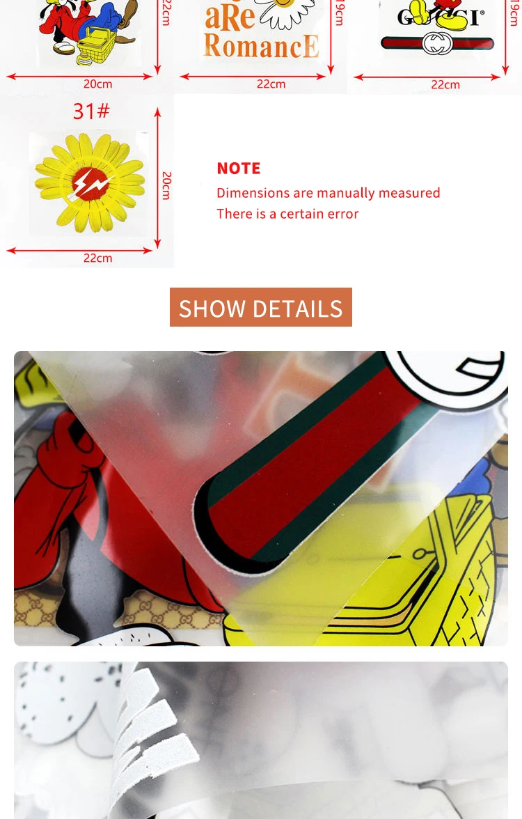 
Fashion T-shirts Custom Printing T-shirt Heat Transfer For Transfer Printing For Garment With Printed Heat transfer Sticker 