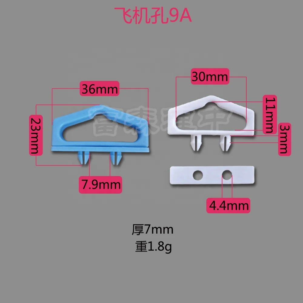 Display Plastic  Euro Hook For Mobile Accessories Packing Boxes Euro Plastic Hooks For Retail Packaging