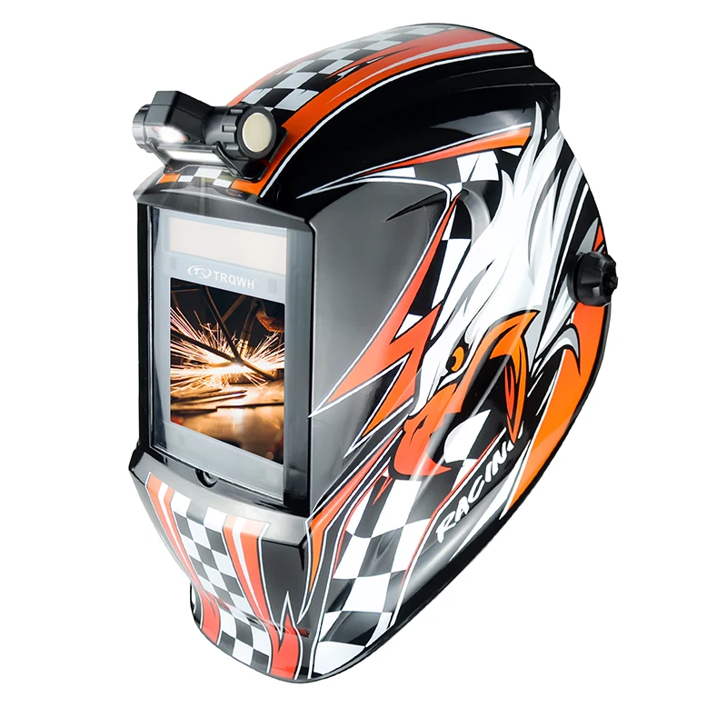 TRQ  Dark state decal din5-9/9-13 100*80mm large field of vision welding helmet