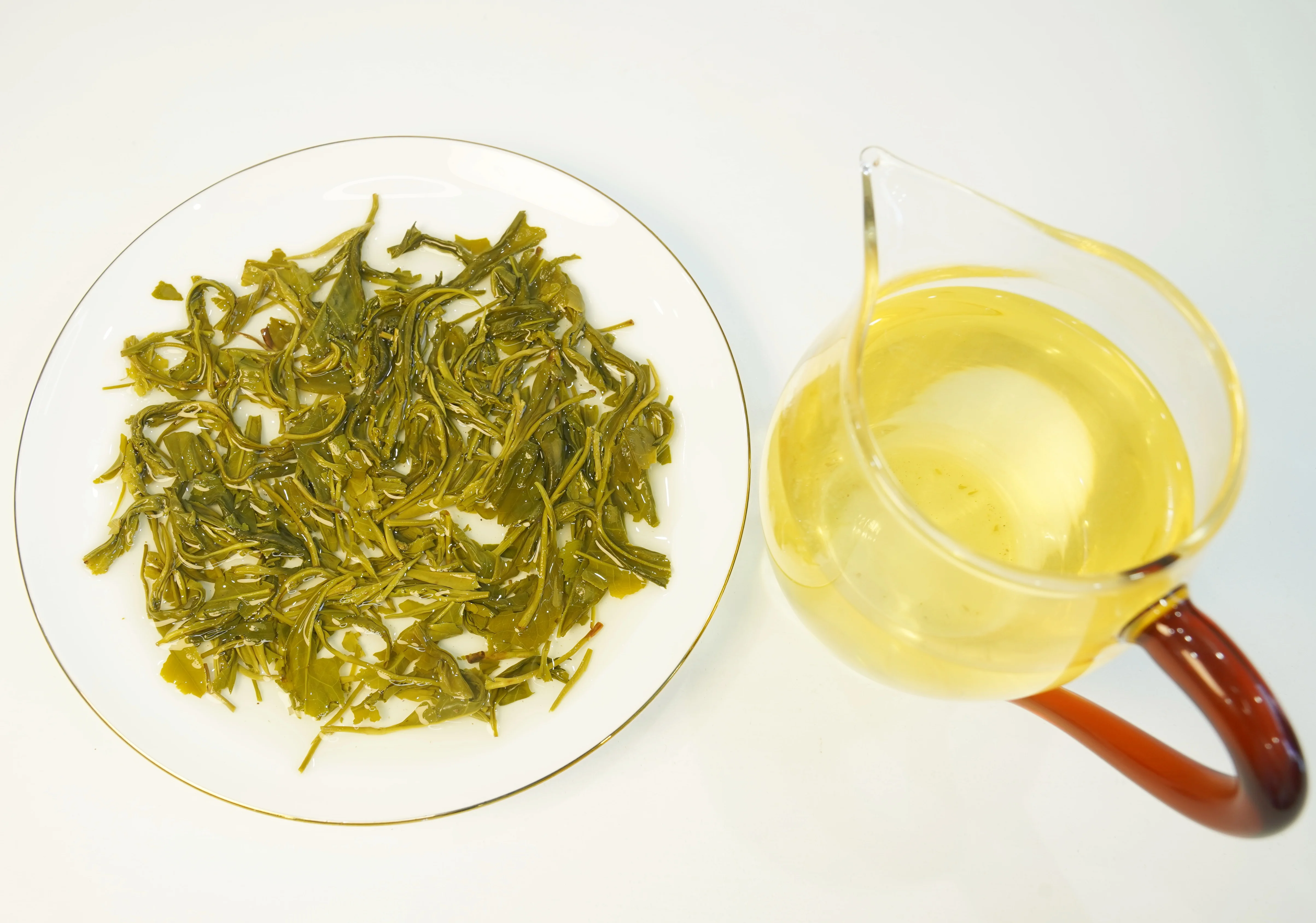 The Taste of World Champion- Daqiao Miaotu Premium Top Quality Slimming Tea Top Customized Skinny Ultra-high Quality Mount Fresh Tea Leaves Green Tea