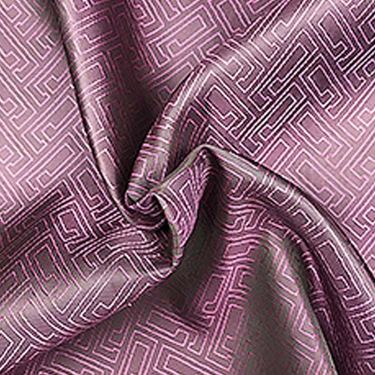 Wholesale price polyester brocade dress fabric national dress brocade fabric loquat flower suit lining brocade jacquard fabric