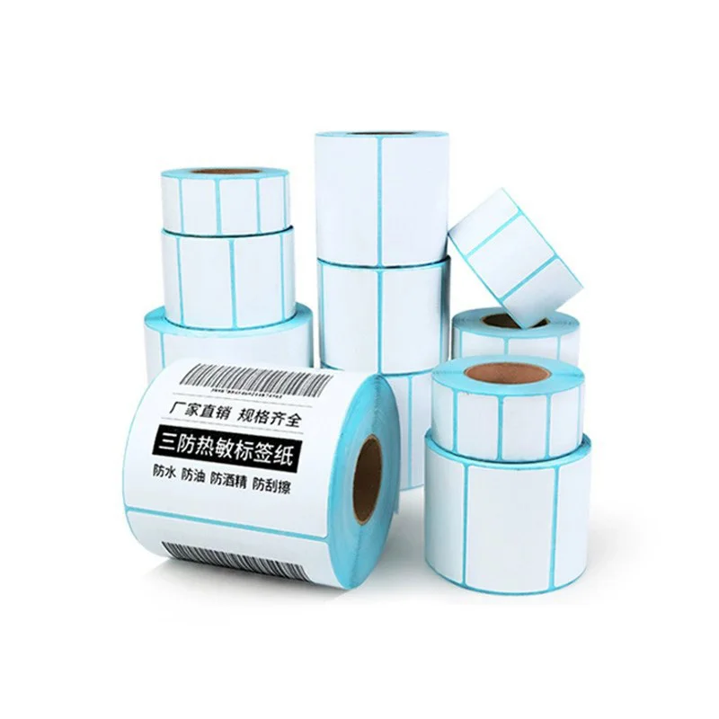 Custom Size Thermal Self-adhesive Label Thermal Printing Barcode Label