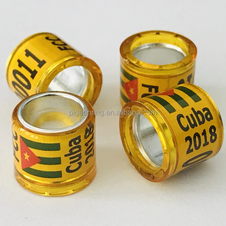 Factory direct sales of high quality aluminium&plastic racing FCC pigeon rings FCI pigeon rings bird rings