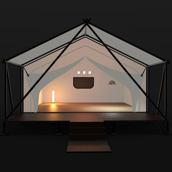 
tent air conditioner in camping luxury resort tent tent family 