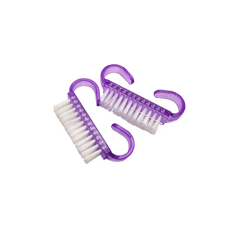 Manicure Pedicure Tool cleaning Wholesales Nail Care Plastic Nail Brush Fingernail Cleaning Brush