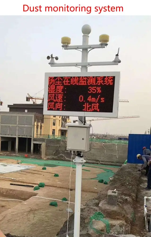 outdoor environment air quality monitoring system (AQMS)