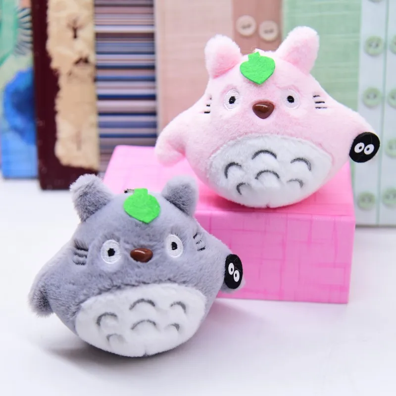 Kawaii 10 см Тоторо брелок кукла прекрасный аниме мультфильм мини плюшевый орнамент кулон