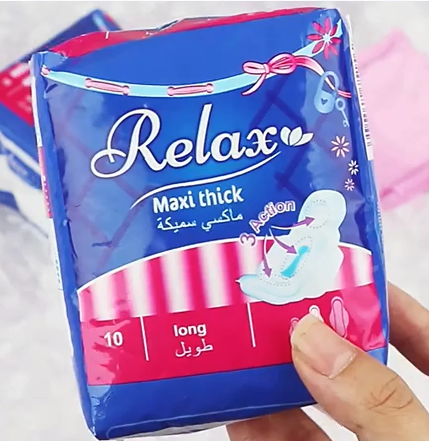 Medical Sanitary Napkin Cotton 210mm B Grade Anion Chip Pads
