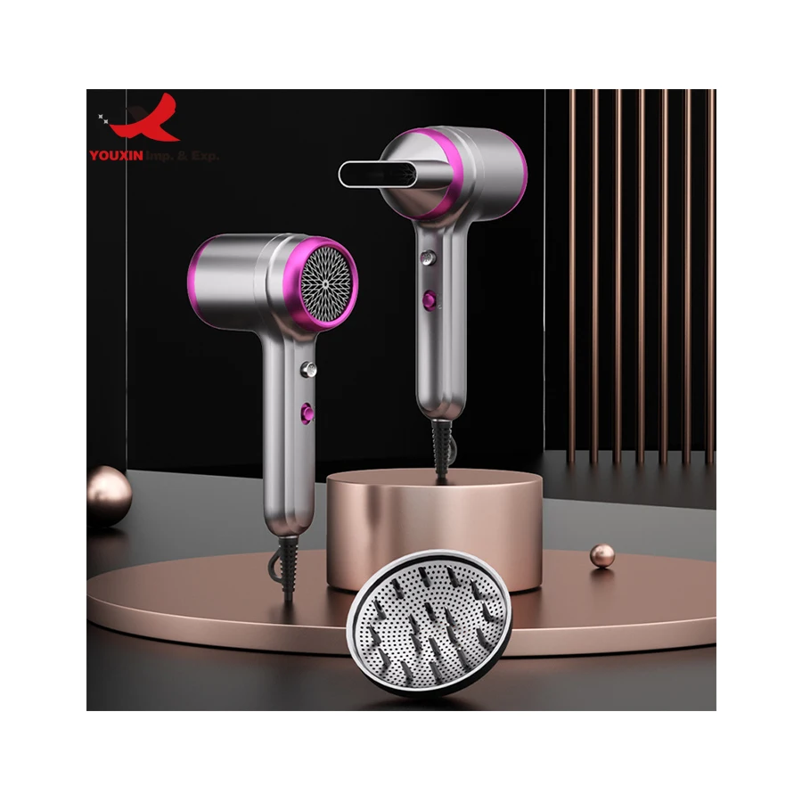 Best Quality Hair Dryer with Diffuser 200 Million Ionic Blow Dryer 1800W Portable Hairdryer Fast Drying for Woman