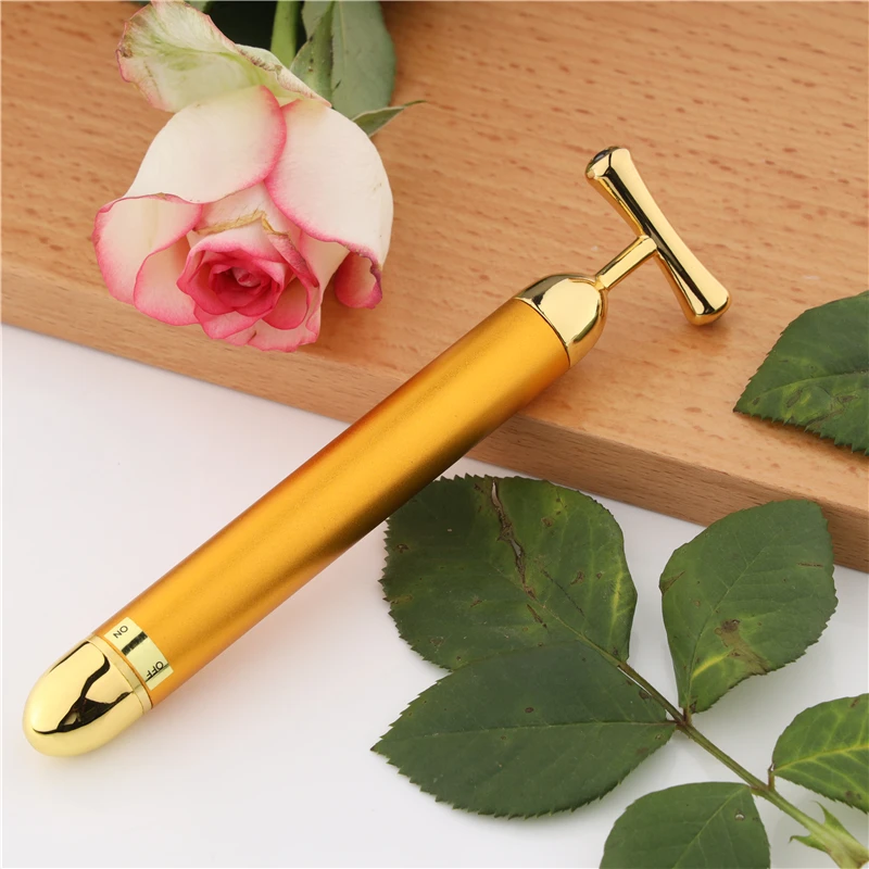 Массаж Лица Набор Личная гигиена оборудования 24k золотой электрическое косметическое адвокатского сословия